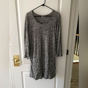 Dark grey heathered maternity